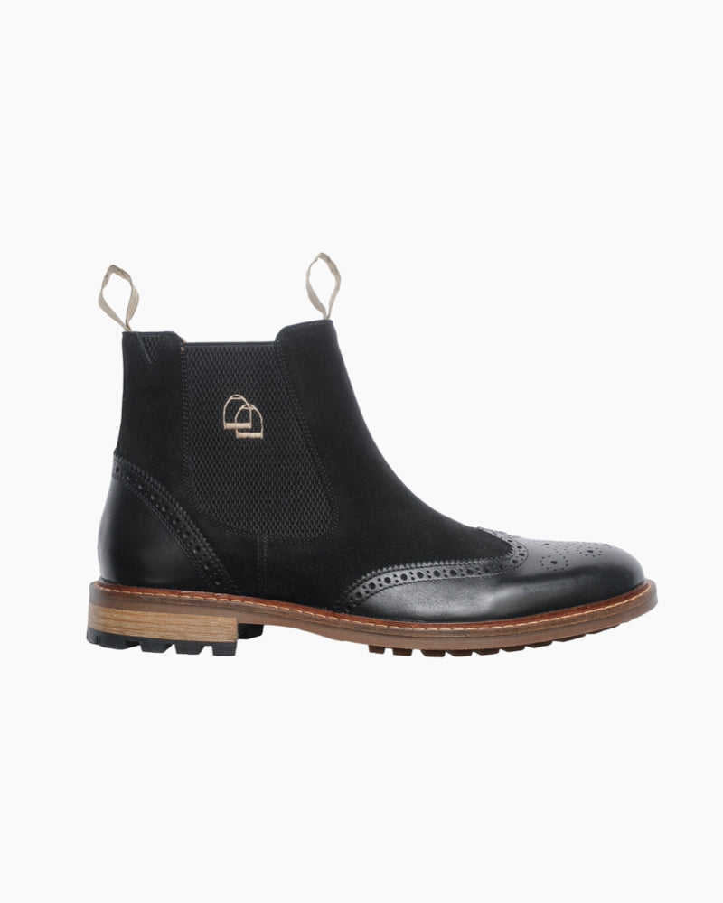 brogue style chelsea boots