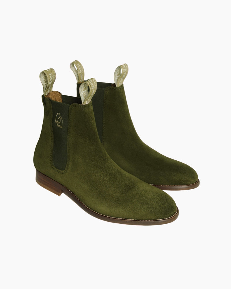 Olive green suede boots fashion womens